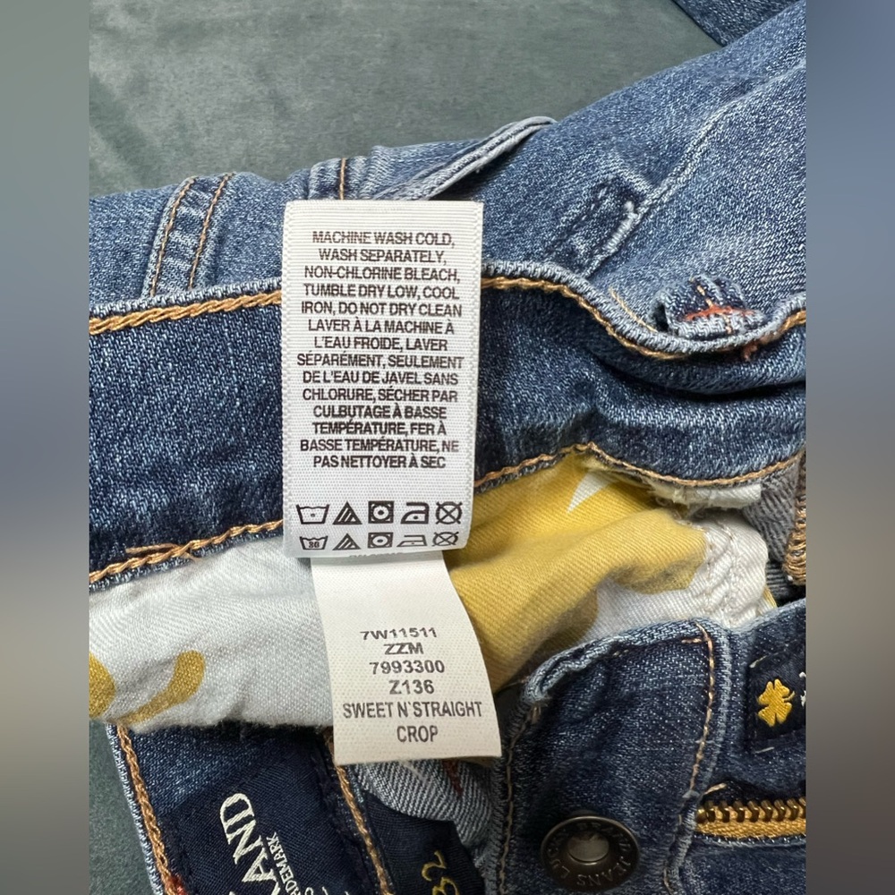 👖Lucky Brand “Sweet n Straight Crop” Capri, Size: 14/32 - Picture 9 of 12